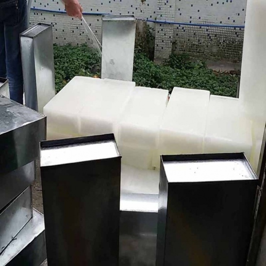 Direto da fábrica pequena de aço inoxidável do bloco de gelo, máquina de fazer 