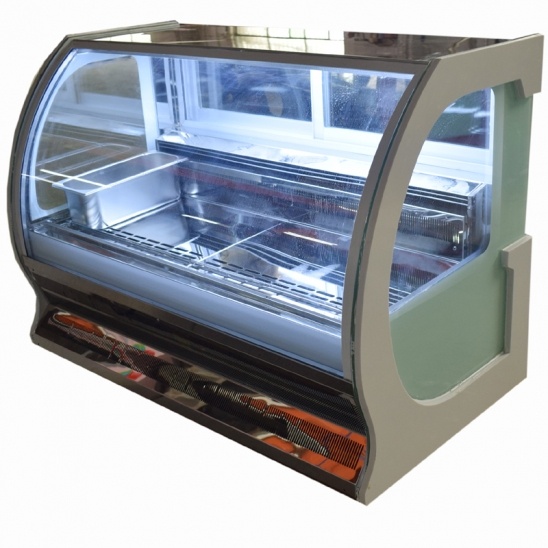 Pequeno ambiente de trabalho do ar-refrigerado a baixa temperatura do creme de gelo do armário de exposição 