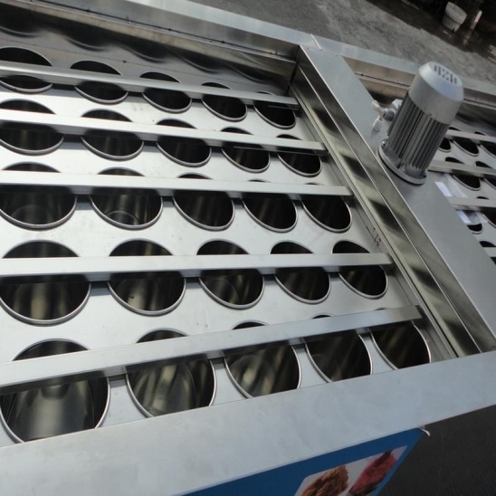 China aço inoxidável comercial cilíndrica de gelo máquina de congelamento 
