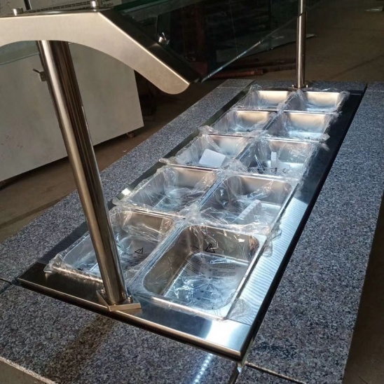 Direto da fábrica de aço inoxidável Simples de pequeno-almoço frio tabela 
