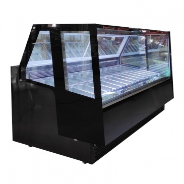 freezer display de sorvete de baixa temperatura