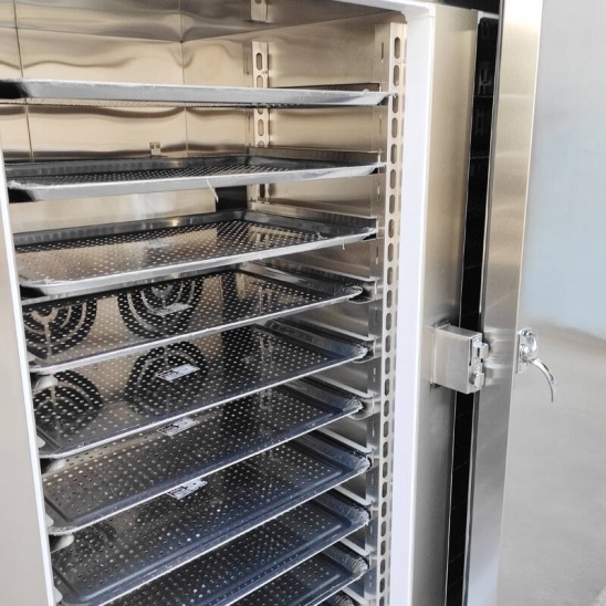 40 graus Celsius negativo porta dupla comercial refrigerador de ar gabinete de congelamento rápido de aço inoxidável 