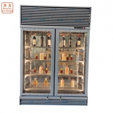 freezer de exibição de vinho
