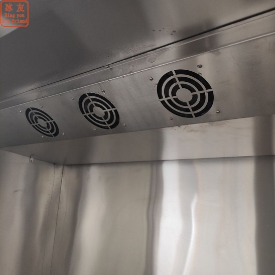 30 graus Celsius negativos comercial refrigerador de ar máquina de congelamento de aço inoxidável 