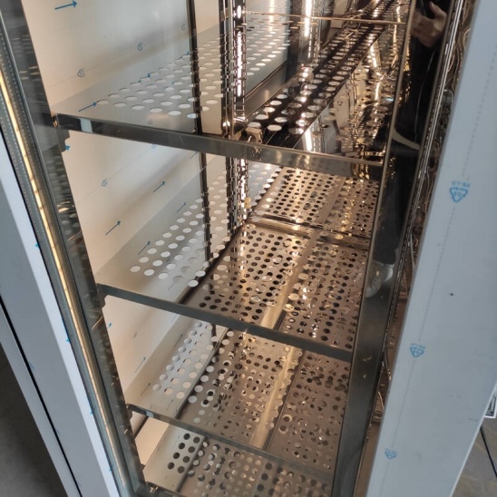  304 freezer com tela de envelhecimento de carne seca em aço inoxidável 