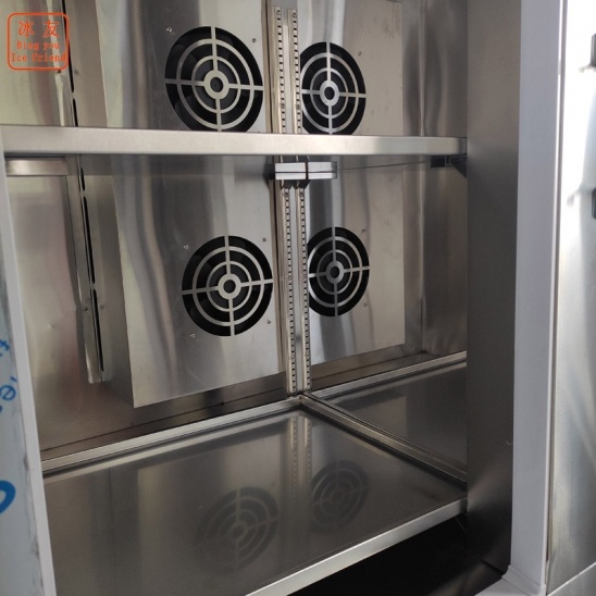 freezer rápido de baixa temperatura de porta dupla horizontal dedicado personalizado 